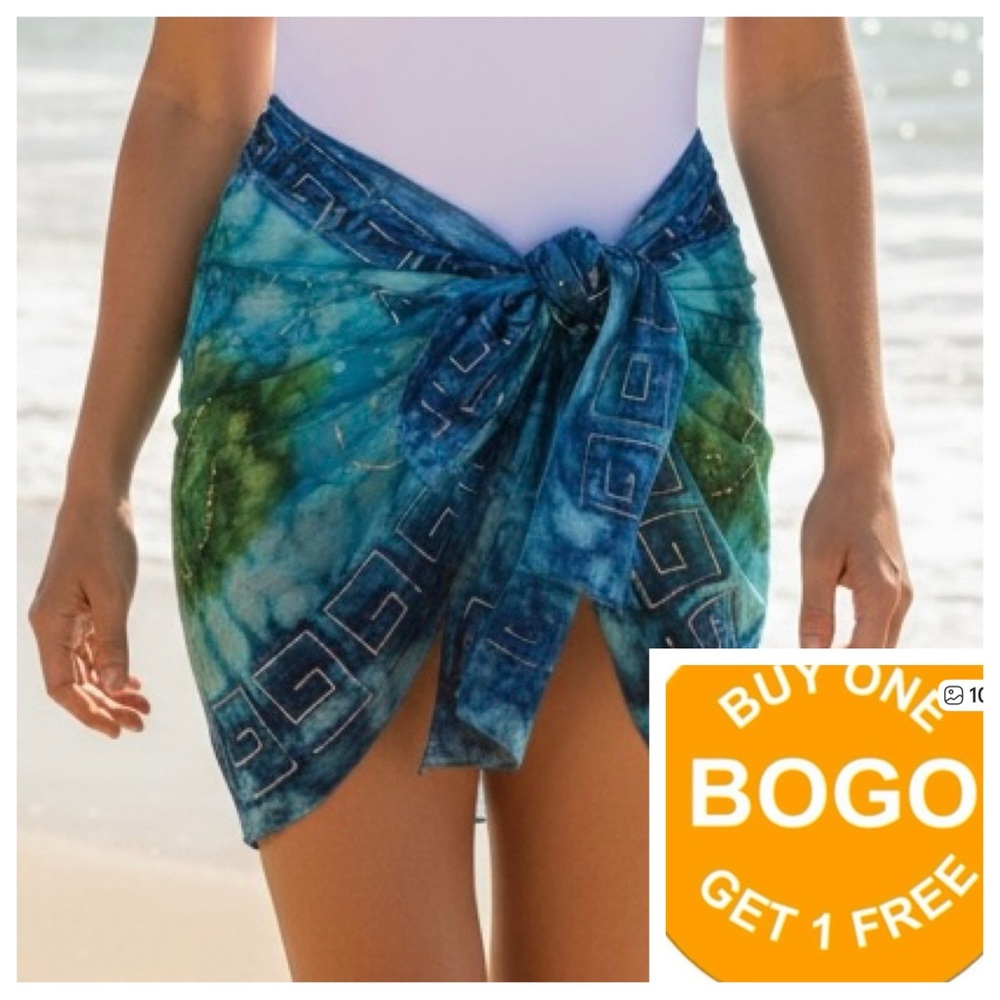 Rima Beachwear Scarf Sarong 100%silk